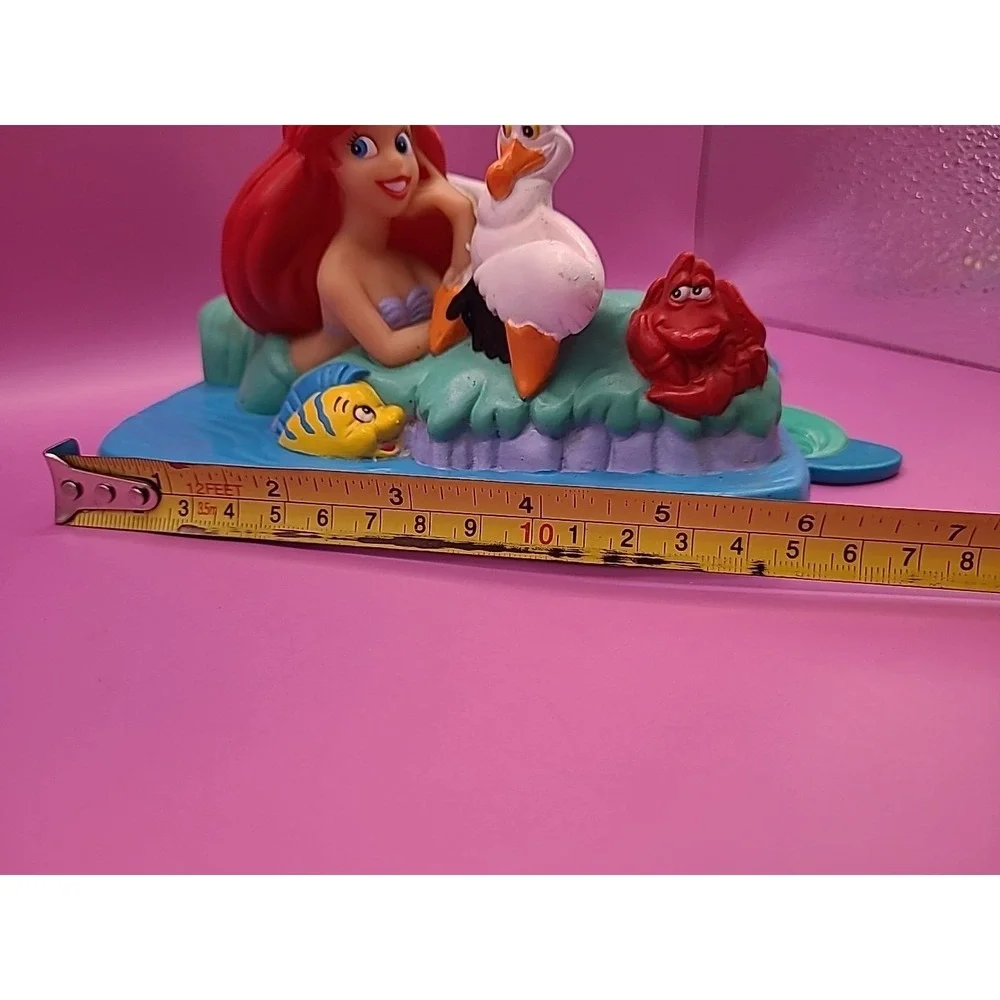 Vintage Little Mermaid 90s Lot Soap‎ Dish Holder And Mirror